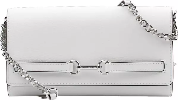 White Leather Crossbody Bag