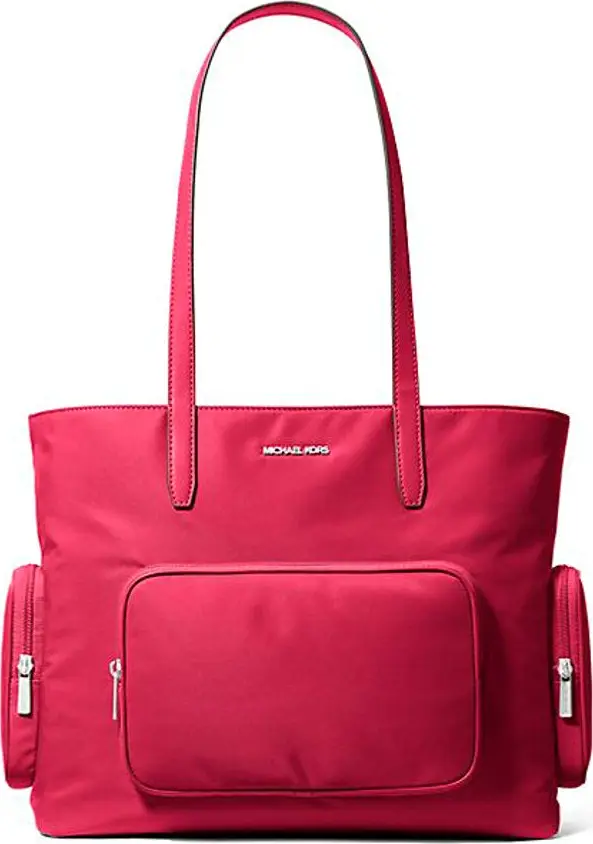 Multicolor Nylon Tote Bag