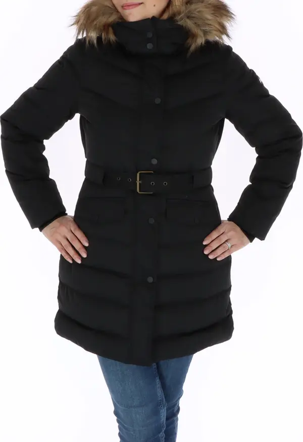 Black Polyester Coat