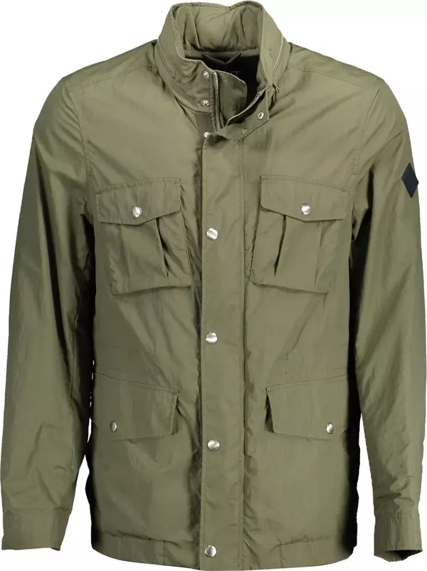 Brown Polyamide Shell Jacket