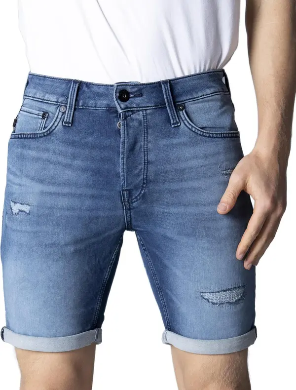 Blue Denim Shorts