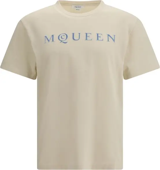 Beige Cotton T-Shirt