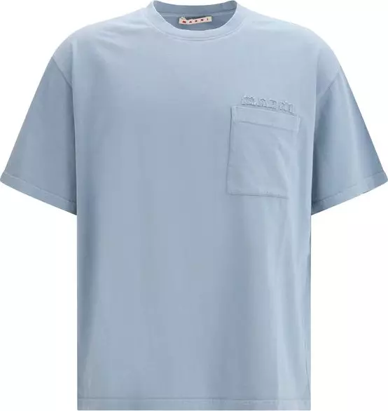 Blue Cotton T-Shirt