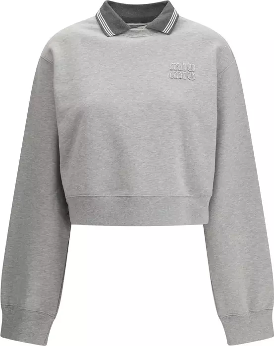Gray Cotton Sweatshirt