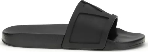 Black Rubber Sandals