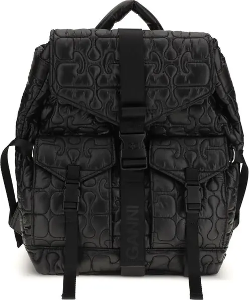 Black Polyamide Backpack