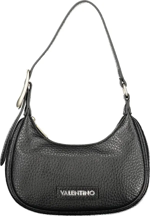 Black Polyurethane Women's Bag