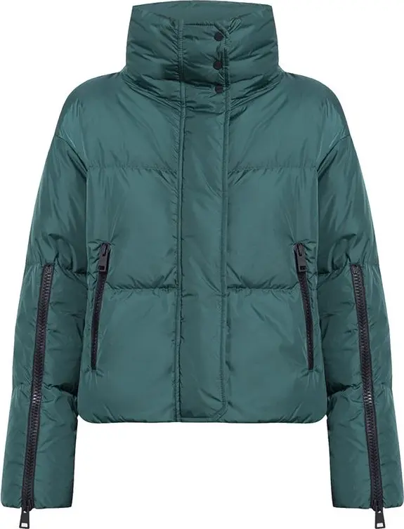 Bicolor Polyamide Coat