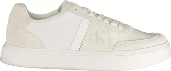 Bianco Polyester Mens Sneaker