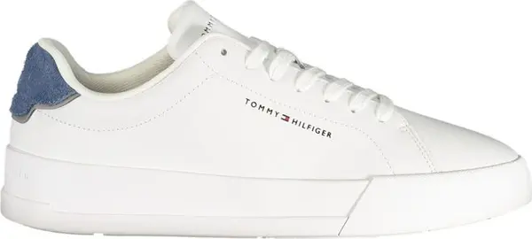 White Polyurethane Men's Sneaker