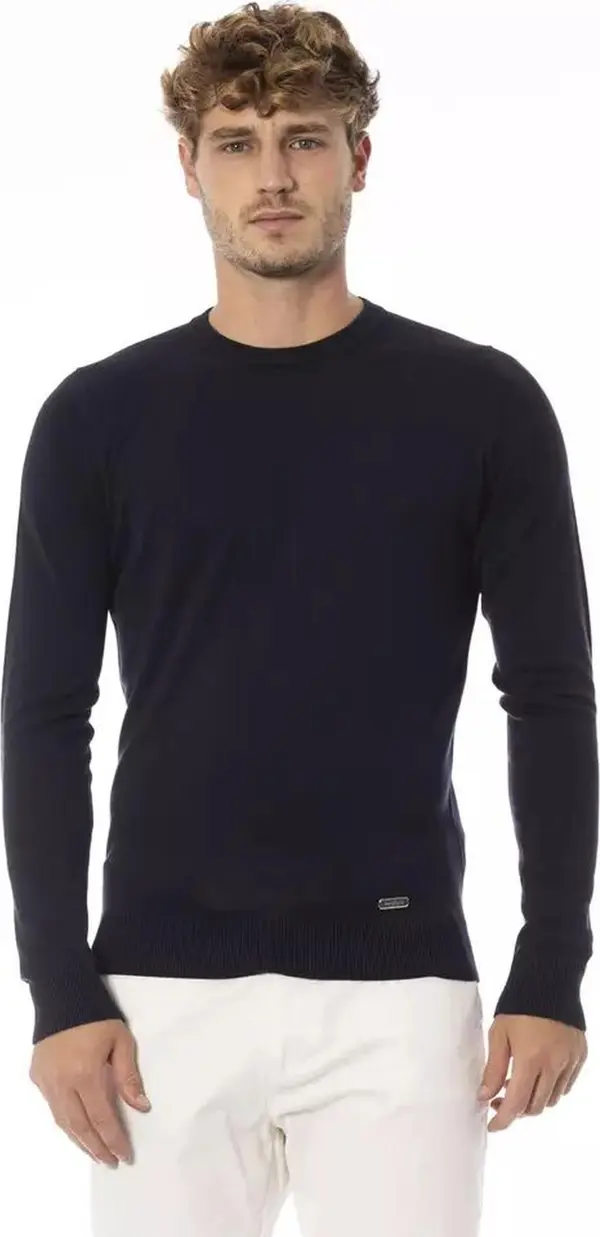 Blue Cashmere Sweatshirt