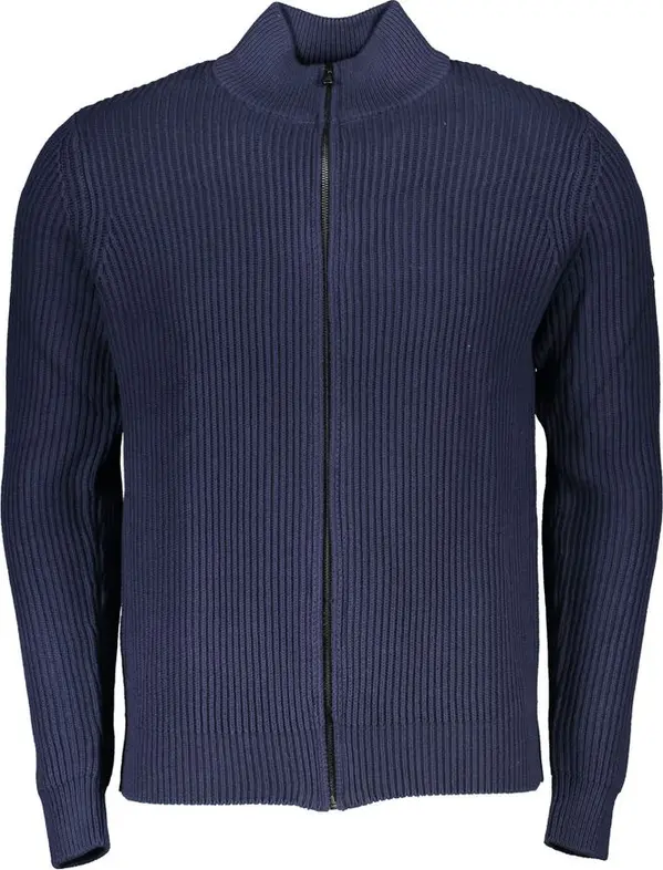 Blue Cotton Cardigan