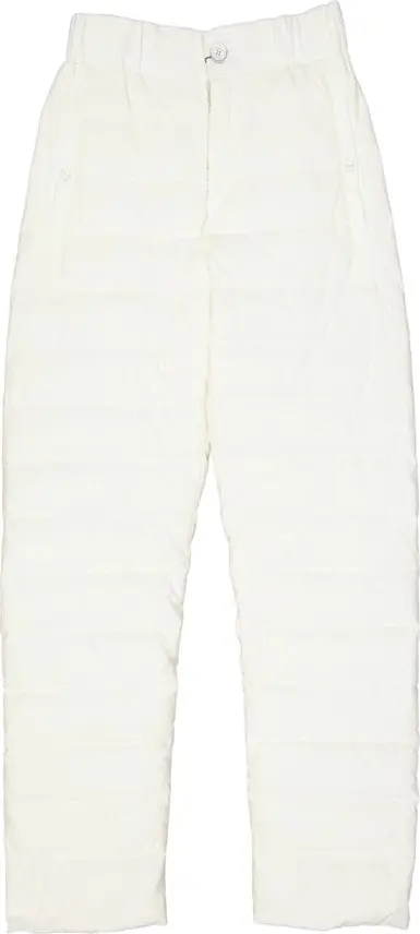 White Polyamide Pants