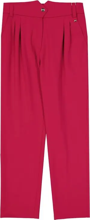 Multicolor Elastane Dress Pants
