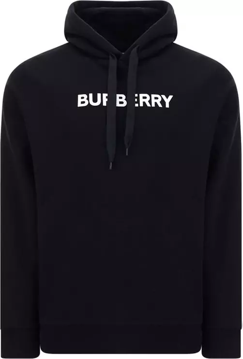 Black Cotton Sweatshirt
