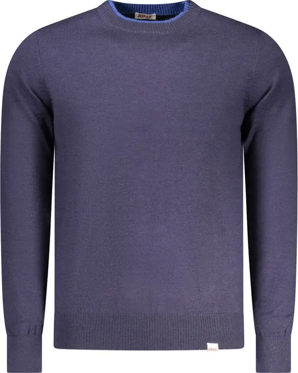 Blue Polyester Men's Sweater