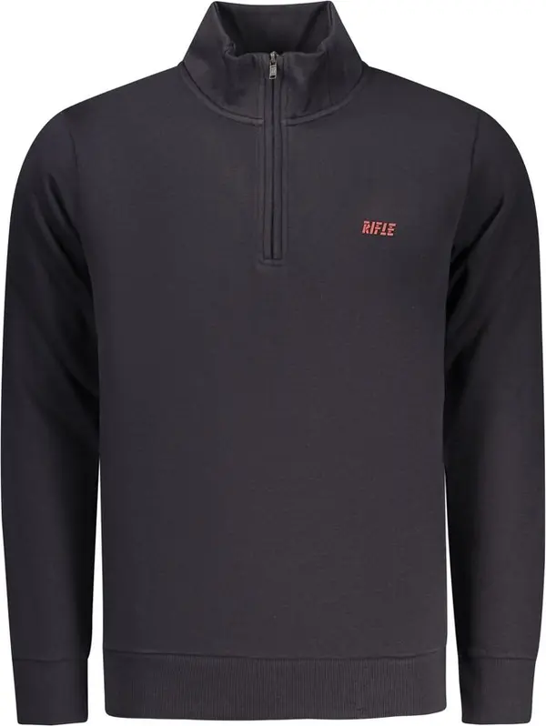Blue Cotton Men Sweatshirt