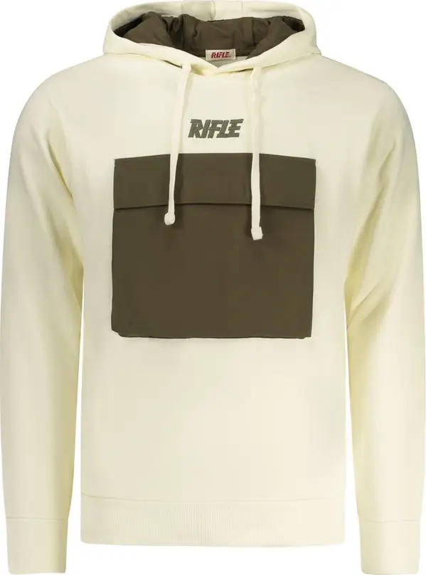 White Cotton Men's Sweatshirt