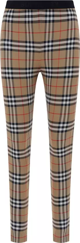 Brown Polyamide Leggings