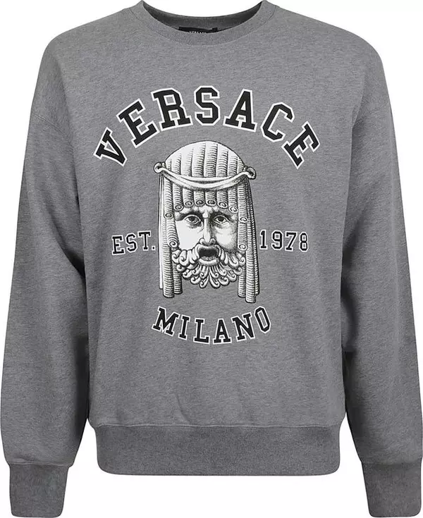 Gray Cotton Sweatshirt