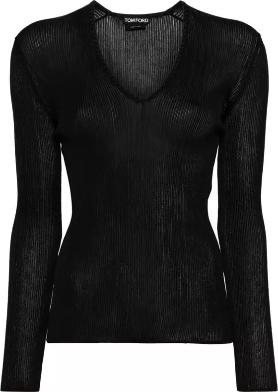 Black Polyamide Tank Tops