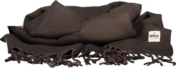 Marrone Poliestere Men Scarf