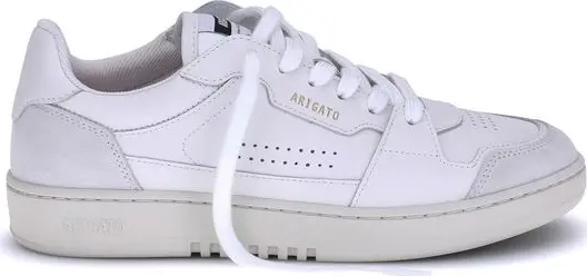 White Calf Leather Bos Taurus Athletic Sneakers