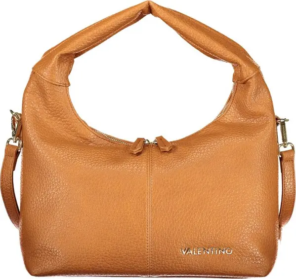 Brown Polyurethane Women's Bag