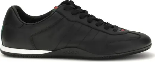 Black Calf Leather Bos Taurus Low Top Sneakers