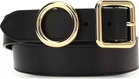 Black Calf Leather Bos Taurus Regular Belt