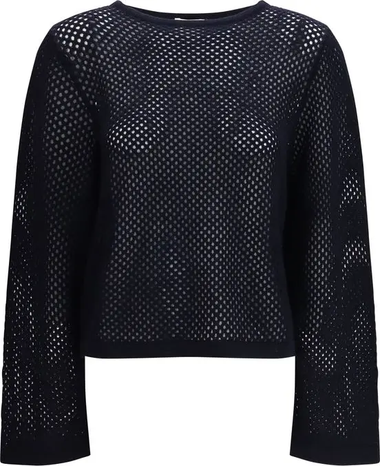 Blue Wool Sweatshirt