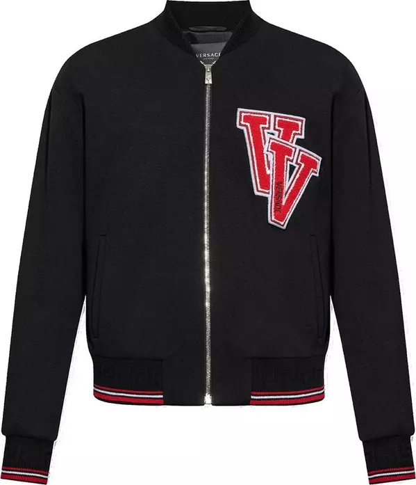 Black Virgin Wool Bomber