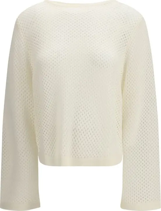 White Wool Sweatshirt