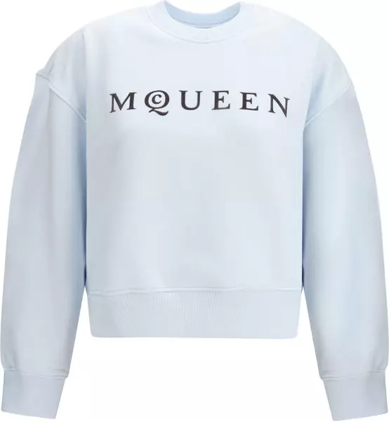 Blue Cotton Sweatshirt
