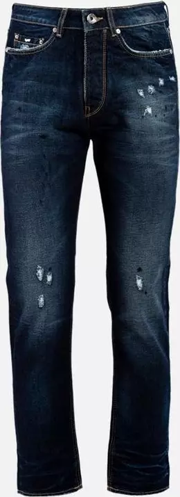 Blue Cotton Jeans Denim