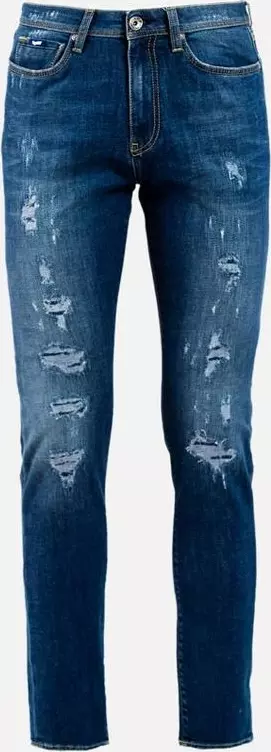 Blue Cotton Jeans Denim