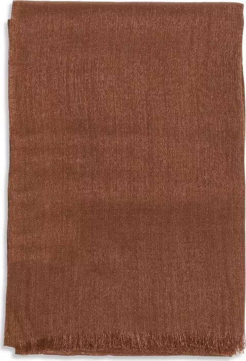 Brown Cashmere Scarf