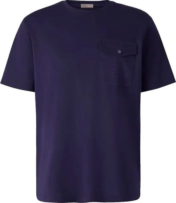 Blue Cotton T-Shirt