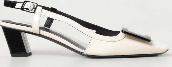 Black Leather High Heel Pumps