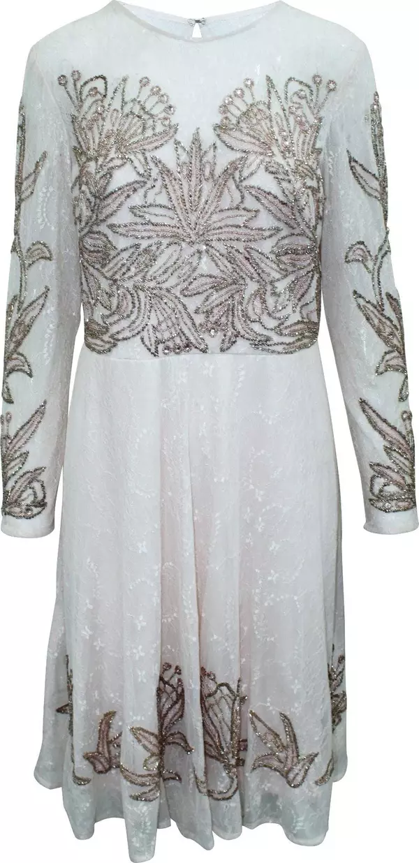 Multicolor Silk Cocktail Dress