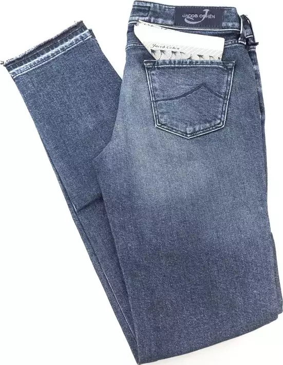 Blue Cotton Women Jeans