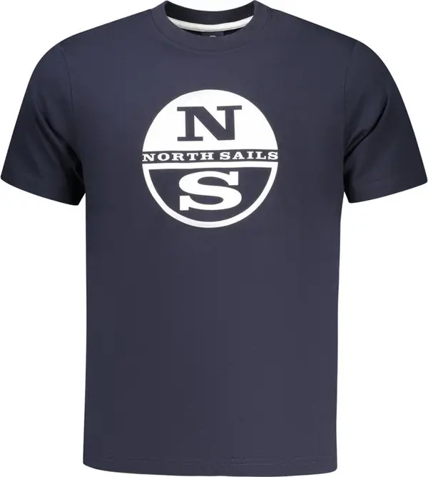 Blue Cotton Men T-Shirt