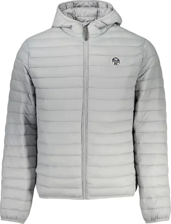 Grigio Poliammide Men's Jacket