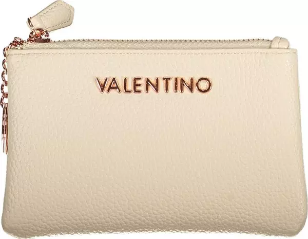 Beige Polyethylene Women Wallet