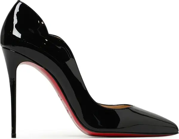 Black Patent Leather Hot Chick Pumps 100
