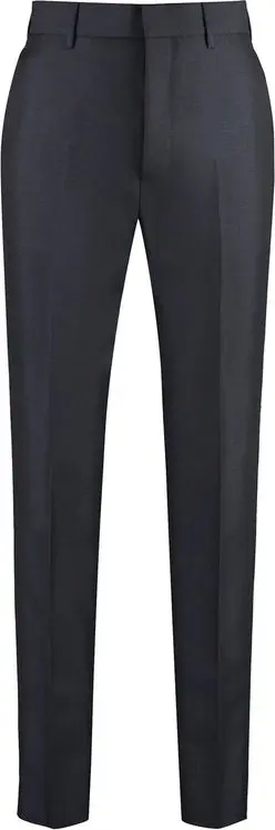 Blue Mohair Dress Pants