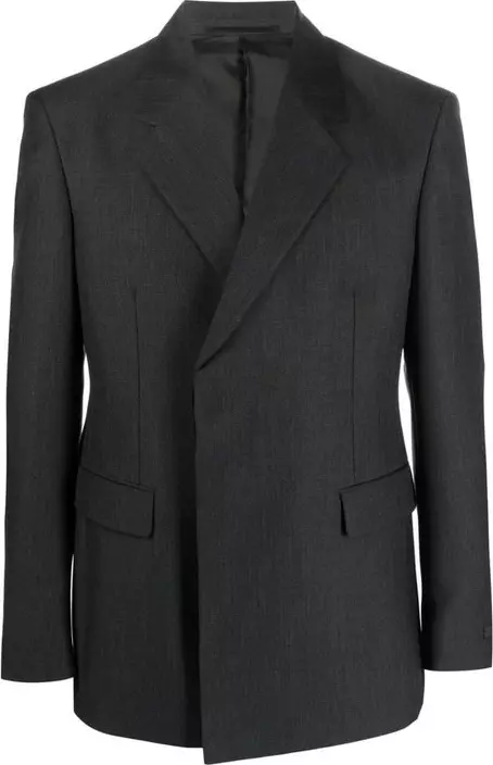 Gray Wool Blazer