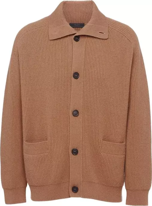 Brown Cashmere Cardigan
