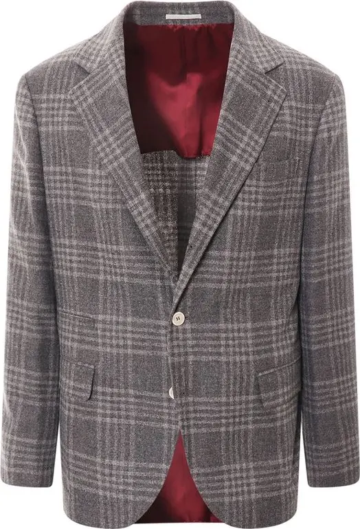 Gray Cashmere Blazer