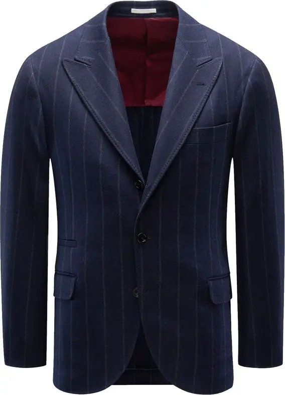 Blue Virgin Wool Coat